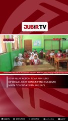 Atap Kelas Roboh Tidak Kunjung Diperbaiki, Siswi SDN Simpang Sukabumi Minta Tolong ke Dedi Mulyadi