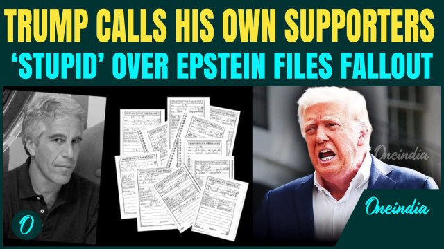 Trump BLASTS His MAGA Base as ‘Stupid’, ‘Gullible Weaklings’ | Epstein Files Controversy Explodes