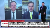 EUA serão principal prejudicado por tarifaço, prevê CNI; Vilela e Trindade comentam