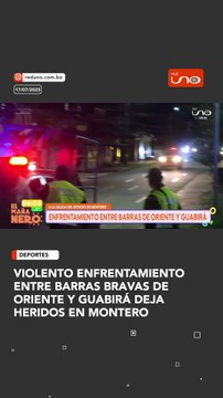 ENFRENTAMIENTO DE BARRAS BRAVAS