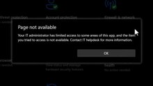 Fix “Your IT Administrator Has Limited Access to Some Areas of This App” Error in Windows 11/10 Defender ✅