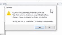 How To Fix "You don't have permission to save in this location" Error in Windows 10 / 11 / 8 / 7 ✅