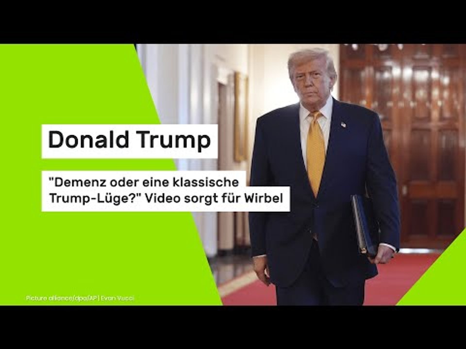 Donald Trump: 'Demenz oder eine klassische Trump-Lüge?' Video sorgt für Wirbel