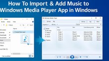 🎵 How to Import and Add Music to Windows Media Player App in Windows 10 / 11 / 8 / 7 ✅