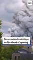 Tomorrowland main stage on fire ahead of opening