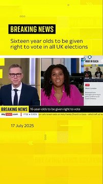 Le gouvernement britannique annonce qu'il va abaisser l'âge du droit de vote de 18 à 16 ans: Les jeunes contribuent déjà à la société en travaillant