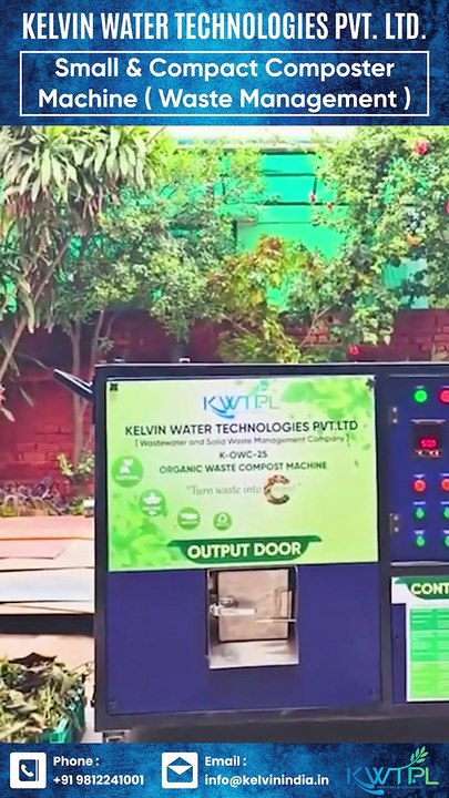 Small & Compact Composter Machine   For Hospitals, Canteens, Mess, Temples, Hotel