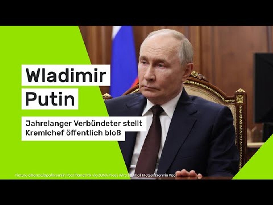 Wladimir Putin: Jahrelanger Verbündeter stellt Kremlchef öffentlich bloß
