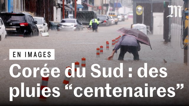 Corée du Sud : le pays ravagé par des pluies torrentielles inédites