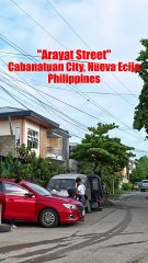 Arayat Street in Cabanatuan City, Nueva Ecija in the Philippines
