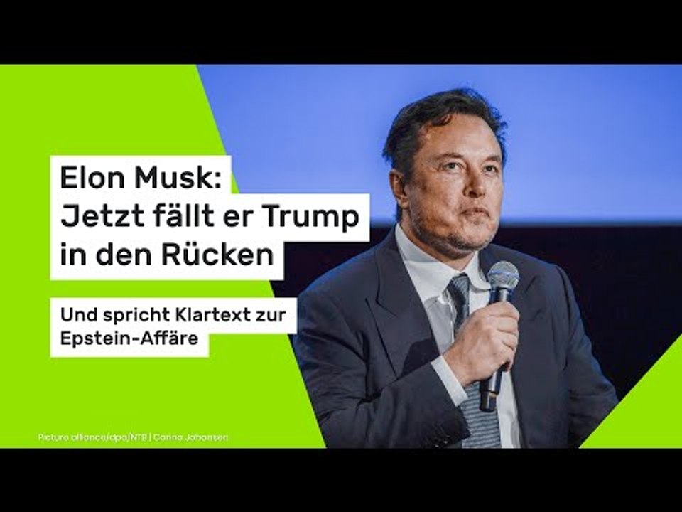 Elon Musk: Jetzt fällt er Trump in den Rücken – und spricht Klartext zur Epstein-Affäre