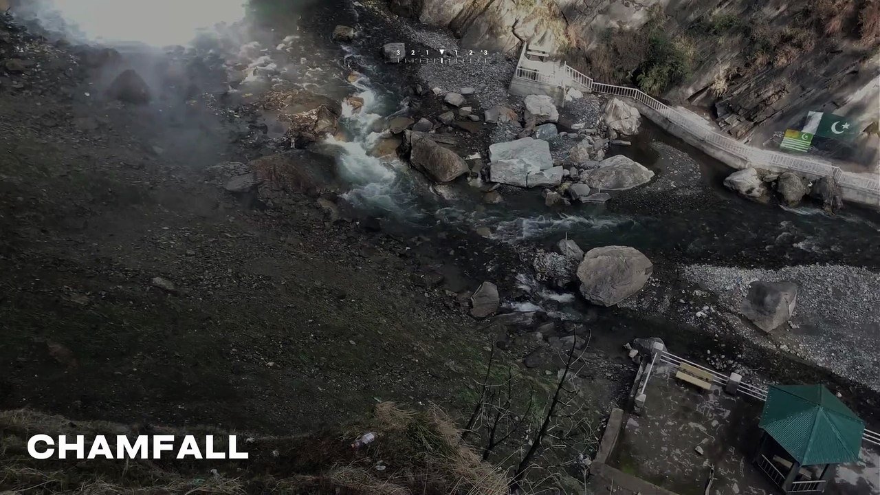 Cham Waterfall Kashmir