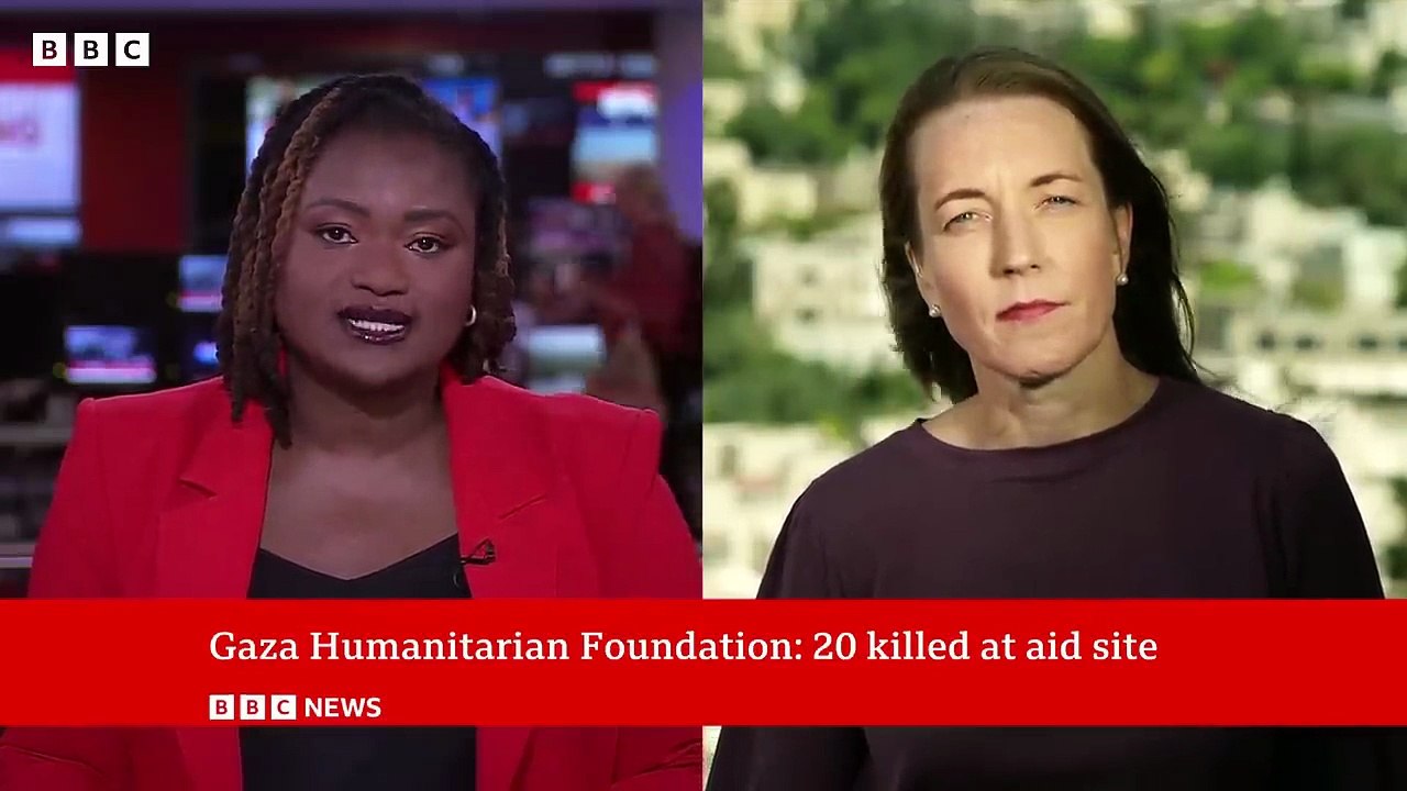 Twenty killed in ‘crowd surge’ at Gaza aid site, GHF aid group says
