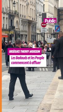 Armande Altaï est venue rendre un dernier hommage à Thierry Ardisson #thierryardisson #obsèques