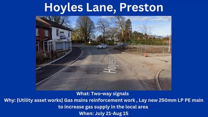 Upcoming Roadworks in Preston: Major Closures & Delays (July 21-27) 🚧