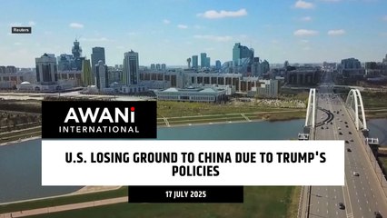 U.S. losing ground to china due to Trump's policies