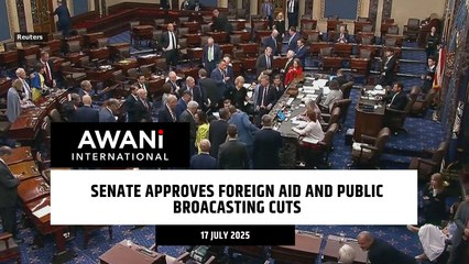 Senate approves foreign aid and public broacasting cuts