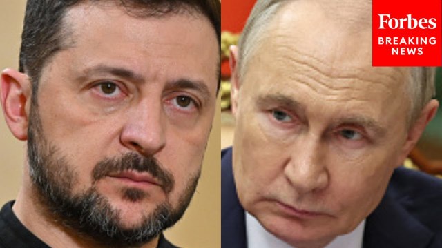 Ukrainian President Zelensky Condemns 'Vile' Russian Strike On Market In Dobropillia, Ukraine