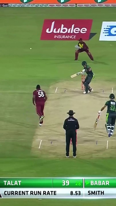 PCB Archive - Babar Azam s Unbeaten 9️⃣7️⃣_ Runs _ PAK vs WI 2nd T20I, 2018 #Shorts M9C2A