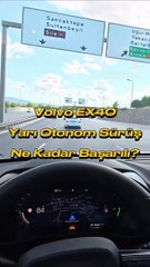 Volvo ex40 yarı otonom sürüşte çuvalladı! Virajı alamayan araç kazaya davetiye çıkardı!