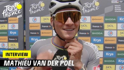 Pre-race interview Mathieu van der Poel - Stage 15 - Tour de France 2025