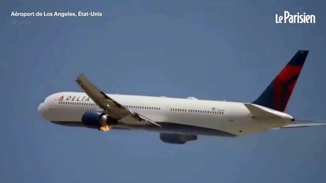 Un moteur en feu contraint un vol de Delta Airlines à retourner à Los Angeles juste après le décollage