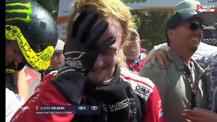 WRC 2025 Estonia Oliver Solberg Interview Win
