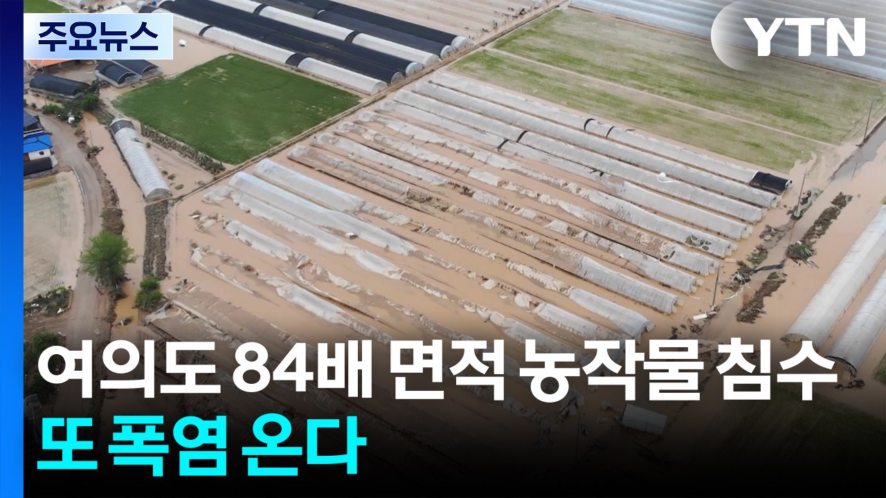 여의도 84배 면적 농작물 침수...또 폭염 온다 / YTN