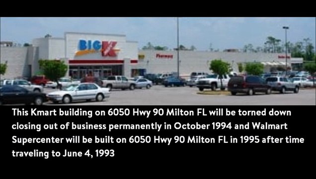 Kmart on 6050 Hwy 90 Milton FL will be torned down closing out of business permanently in October 1994