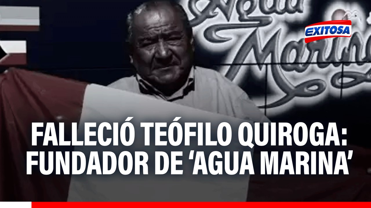 ¡La cumbia está de luto! Se apagó la voz del fundador Don Teófilo Quiroga, creador de Agua Marina