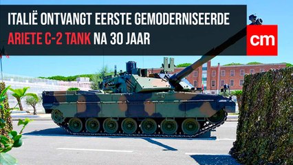 Italië ontvangt eerste gemoderniseerde Ariete C-2 tank na 30 jaar