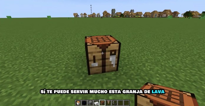 ¿Cómo hacer una granja de lava para minecraft bedrock o java? 1.21