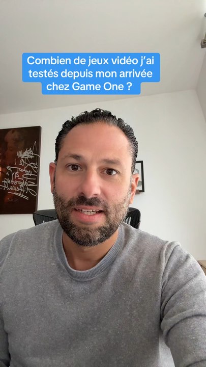 Combien de jeux vidéo j’ai testé depuis mon arrivée sur Game One ?J’attends vos réponses !