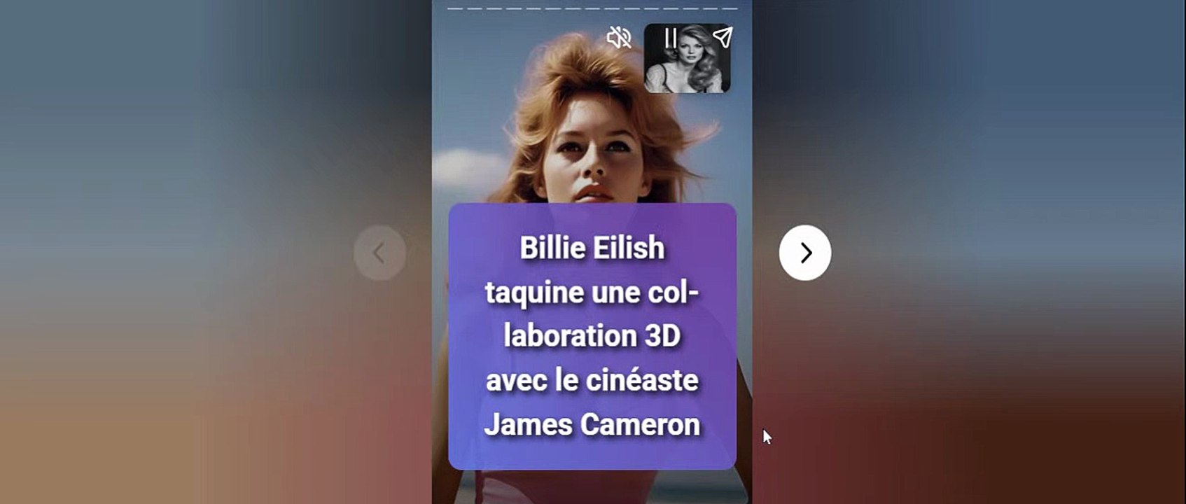Billie Eilish taquine une collaboration 3D avec le cinéaste James Cameron