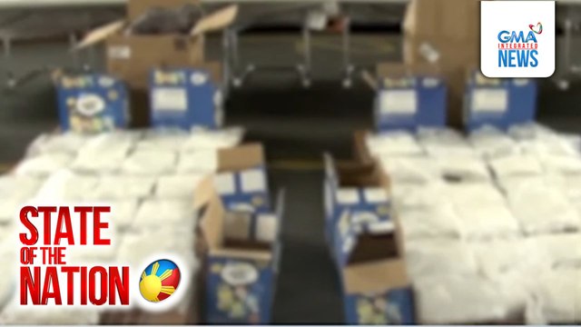 Mahigit 110 kg ng hinihinalang shabu, nabistong laman ng ilang balikbayan box galing California | SONA