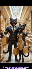 Rich Cat Couple Laughs At The Poor💔😔 | Shocking Luxury Mall Scene🐾