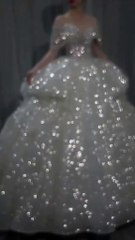 Grace in every fold, magic in every step — the perfect bridal look. 💫👰