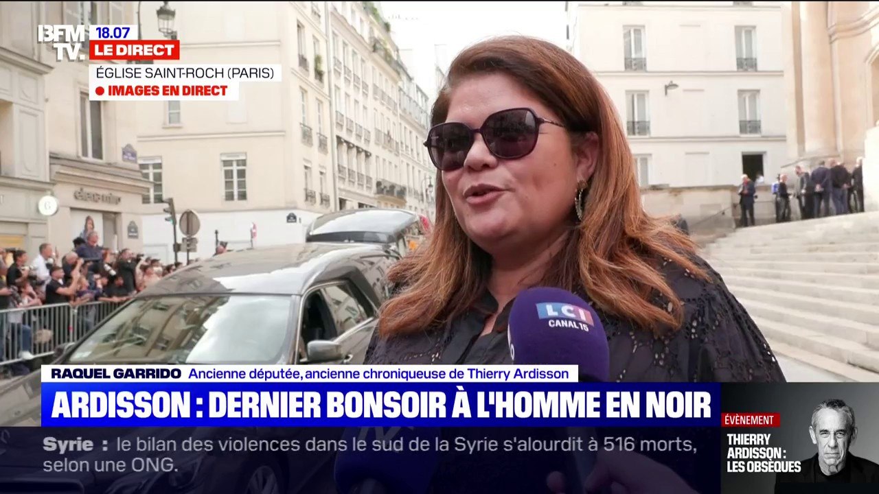 Obsèques de Thierry Ardisson: "Une cérémonie d'apaisement", selon Raquel Garrdio, ancienne chroniqueuse