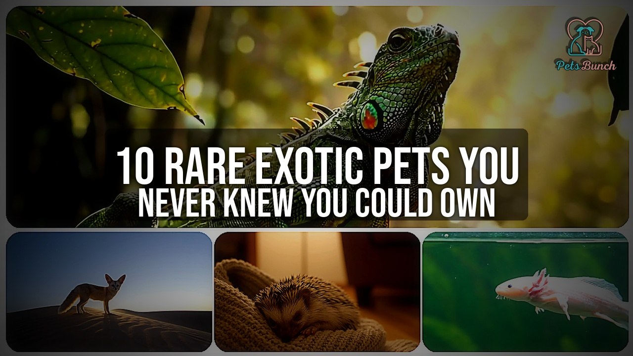 10 Rare & Exotic Pets You Can Actually Own (Legally!) - video Dailymotion