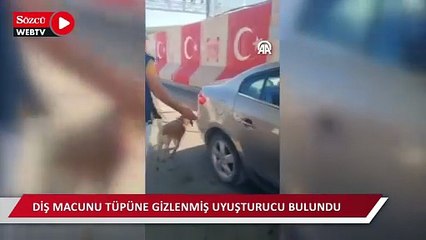 Diş macunu tüpüne gizlenmiş uyuşturucu bulundu