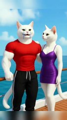 Annoying mama gives baby to shark