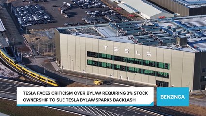 Tesla Faces Criticism Over Bylaw Requiring 3% Stock Ownership to Sue