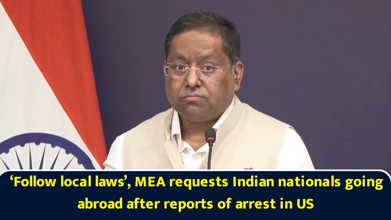 ‘Follow local laws’, MEA requests Indian nationals going abroad after reports of arrest in US