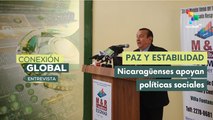 Entrevista| Nicaragüenses ratifican apoyo a políticas del co pdte. Ortega