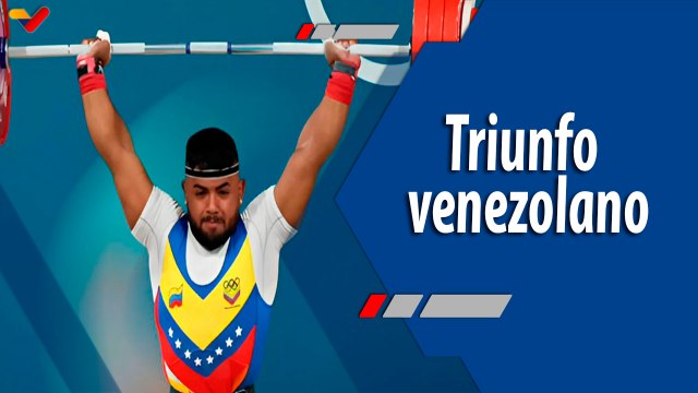 Deportes VTV | El atleta Keydomar Vallenilla logra récord panamericano en halterofilia
