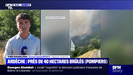 Story 3 : Près de 40 hectares brûlés en Ardèche (pompiers) - 17/07