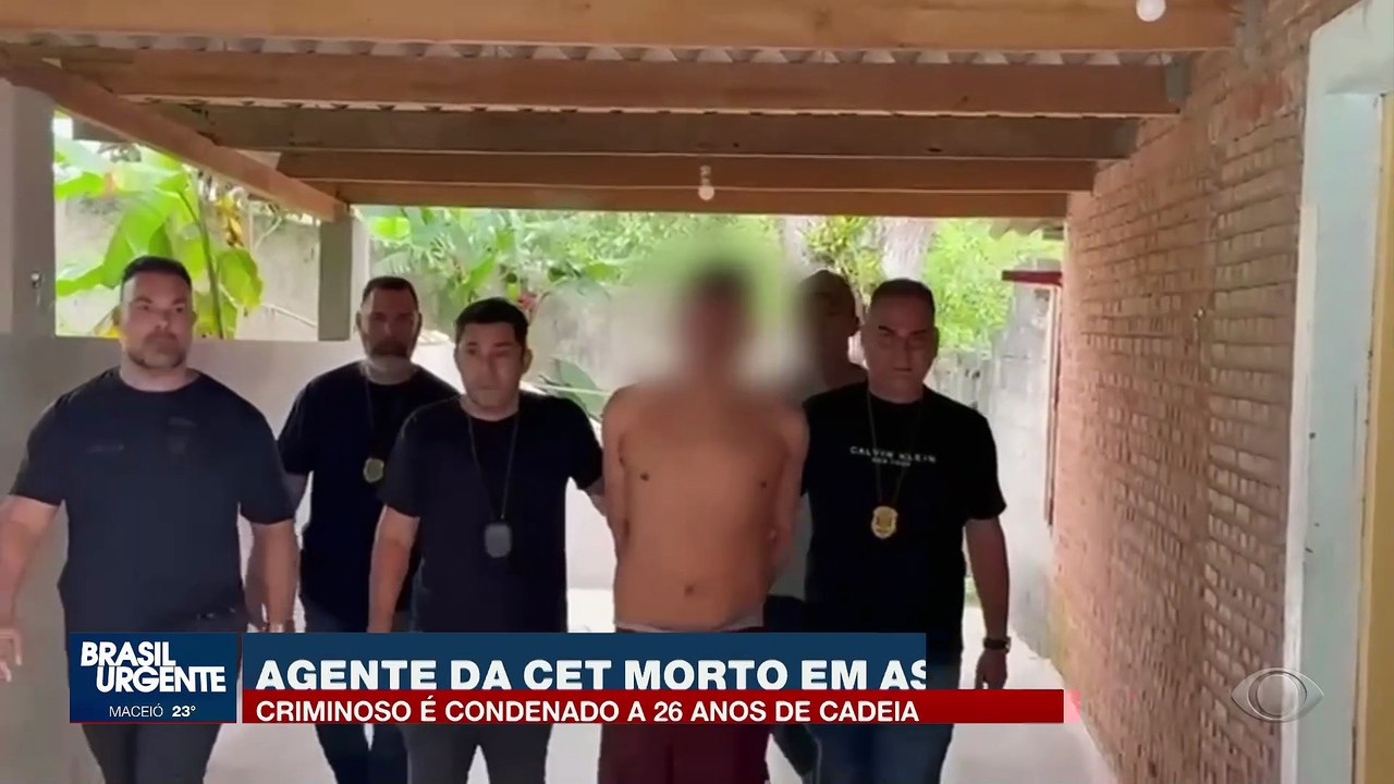 Criminoso que matou agente da CET é condenado a mais de 25 anos de prisão