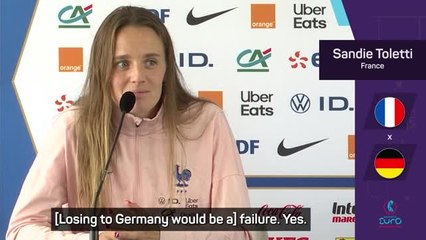 France's exit against Germany would be a failure, claims Toletti
