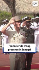 France ends troop presence in Senegal