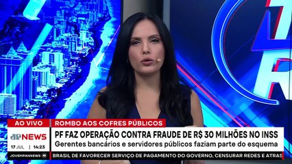 PF faz operação contra fraude de R$ 30 milhões no INSS | TEMPO REAL